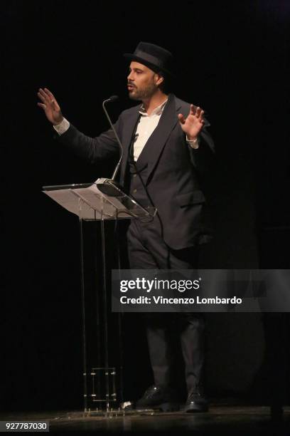 Marco D'Amore attends the 1st Wondy Award on March 5, 2018 in Milan, Italy.