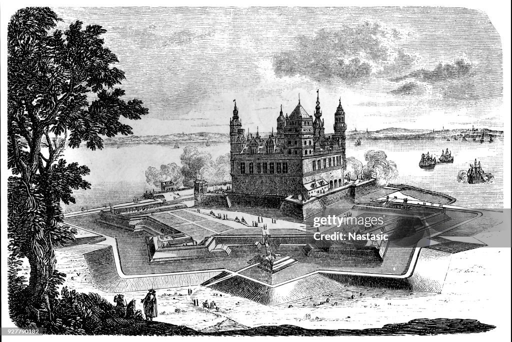 Kronborg is a castle and stronghold in the town of Helsingør, Denmark.
