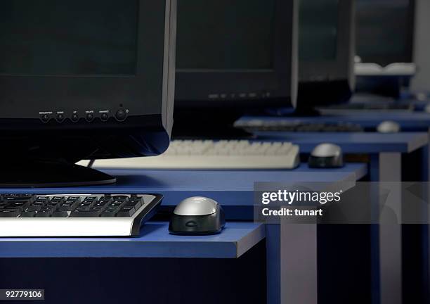 Empty Computer Lab Laptops 2,500 Empty Computer Lab Stock Photos, High-Res Pictures, and Images ...
