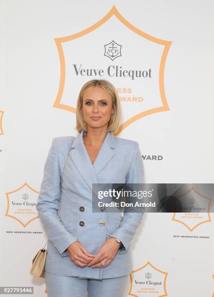 Sylvia Jeffreys poses during the Veuve Clicquot New Generation Award on March 6, 2018 in Sydney, Australia.