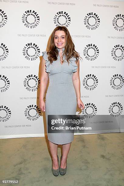 Actress Monica Keena attends 'Dawson's Creek A Look Back' at The Paley Center for Media on November 4, 2009 in Beverly Hills, California.