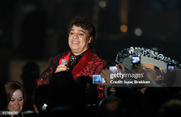 Honoree Juan Gabriel performs onstage at the 2009 Person Of The Year Honoring Juan Gabriel at Mandalay Bay Events Center on November 4, 2009 in Las...