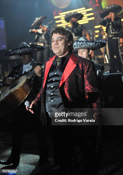 Honoree Juan Gabriel performs onstage at the 2009 Person Of The Year Honoring Juan Gabriel at Mandalay Bay Events Center on November 4, 2009 in Las...