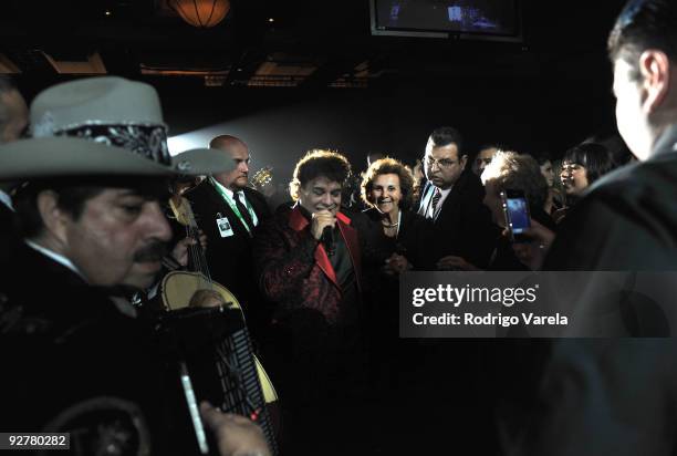 Honoree Juan Gabriel performs onstage at the 2009 Person Of The Year Honoring Juan Gabriel at Mandalay Bay Events Center on November 4, 2009 in Las...