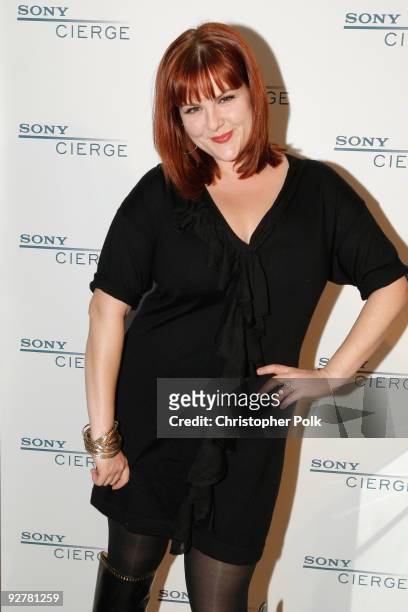 Actress Sara Rue attends the Sony CIERGE Holiday Preview at SLS Hotel on November 4, 2009 in Beverly Hills, California.