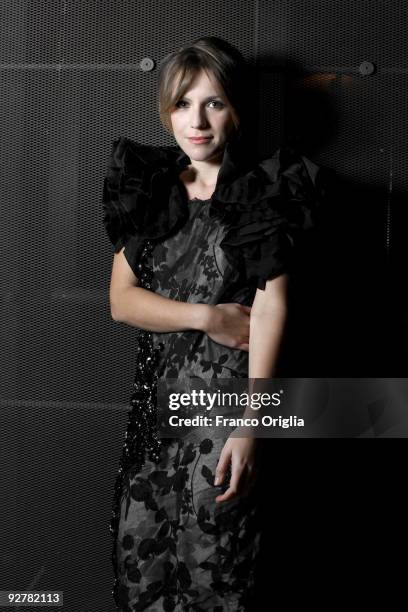 Actress Isabella Ragonese attends a portrait session for the movie 'Viola Di Mare' d16val held at the Levi's Mov Space on October 16, 2009 in Rome,...