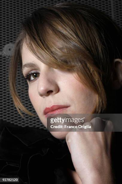 Actress Isabella Ragonese attends a portrait session for the movie 'Viola Di Mare' d16val held at the Levi's Mov Space on October 16, 2009 in Rome,...