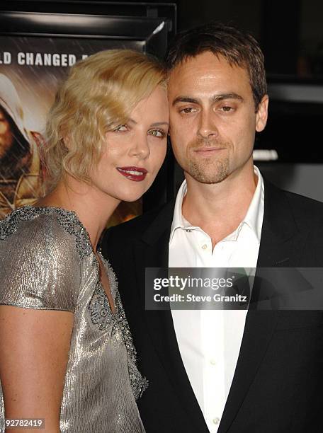 Charlize Theron and Stuart Townsend .