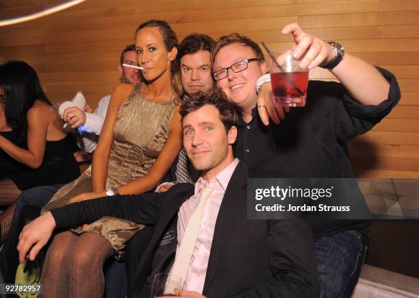 Lady Victoria Hervey and Paul Oakenfold attend Verizon Wireless Samsung Rogue Event at My House on November 4, 2009 in Hollywood, California.