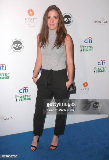 Bernarda Pera attends the Citi Taste of Tennis at Hyatt Regency Indian Wells Resort & Spa on March 5, 2018 in Indian Wells, California.