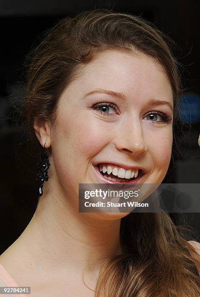 Singer Hayley Westenra attends the 'Bandaged Together' album launch at the BBC club on November 5, 2009 in London, England.