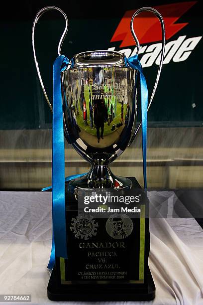 Trophy Clasico Hidalguense for the match betwen Pachuca v Cruz Azul during in the 2009 Opening tournament, the closing stage of the Mexican Football...