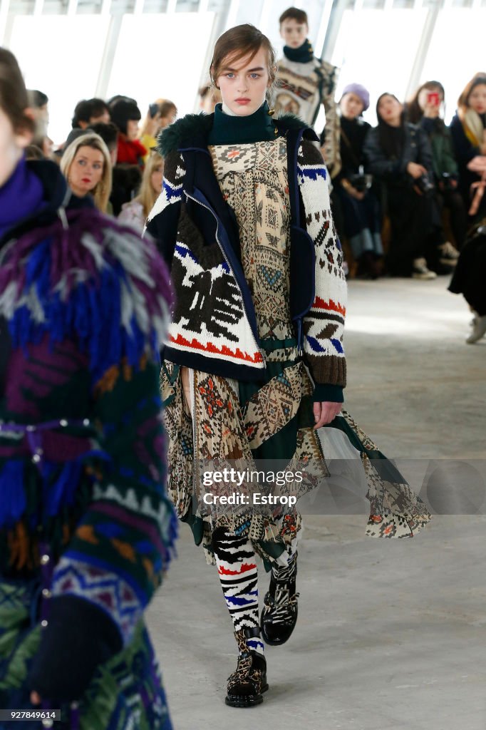 Sacai : Runway - Paris Fashion Week Womenswear Fall/Winter 2018/2019