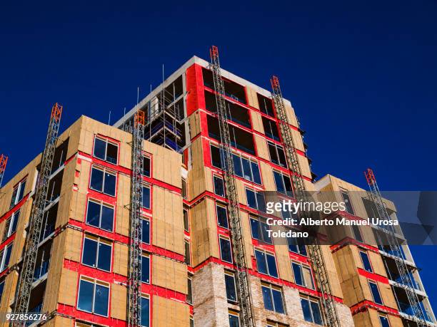 england, manchester, northern quarter, construction site - new housing development stock pictures, royalty-free photos & images