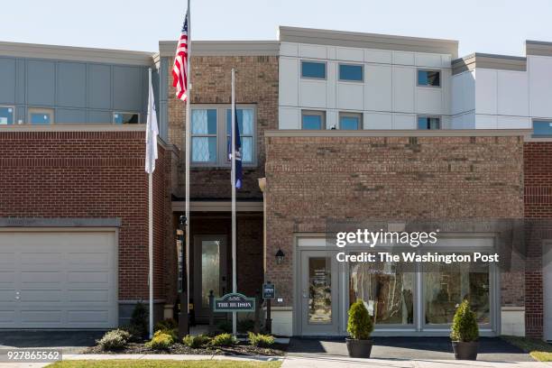 The Hudson model home at Birchwood at Brambleton on February, 27 2018 in Ashburn Virginia.