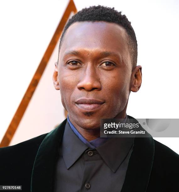 Mahershala Ali arrives at the 90th Annual Academy Awards at Hollywood & Highland Center on March 4, 2018 in Hollywood, California.