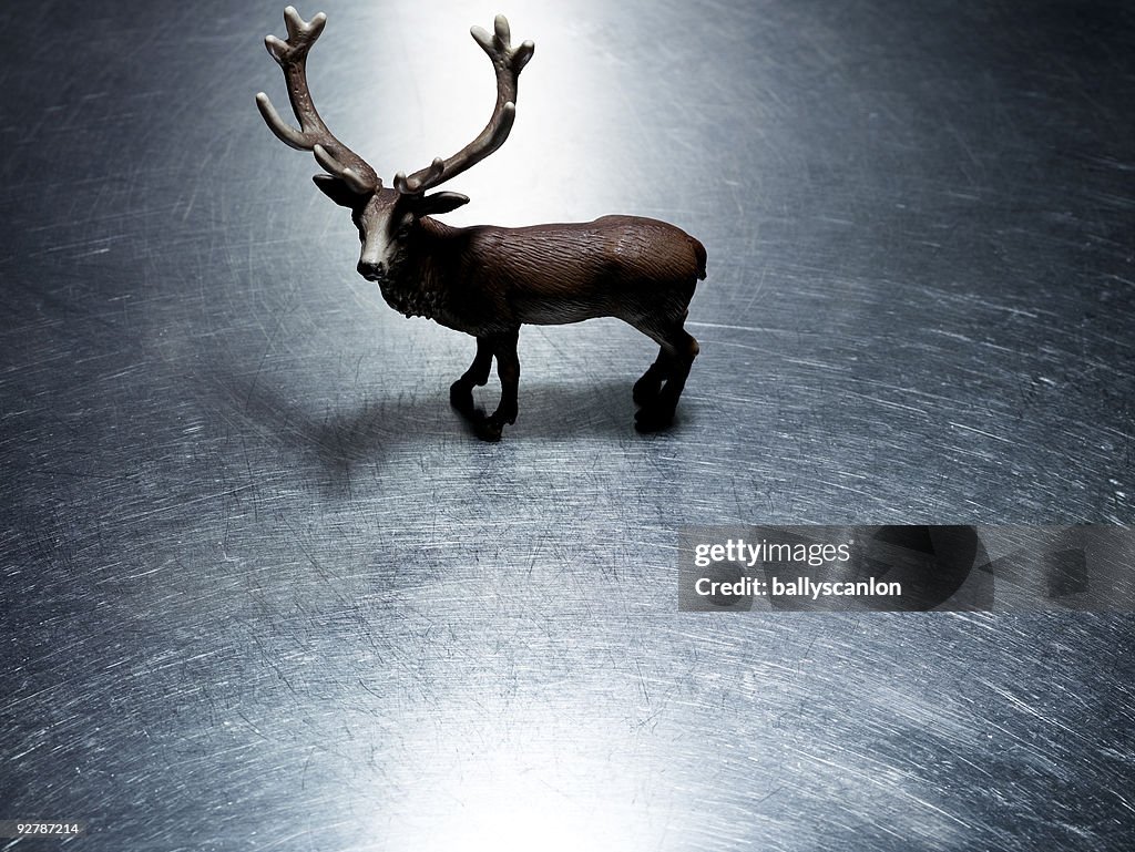Toy Plastic Deer Figurine.