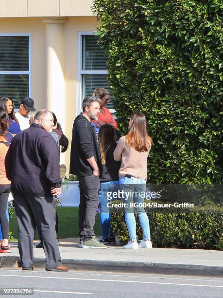 Ben Affleck and Jennifer Garner are seen on March 05, 2018 in Los Angeles, California.