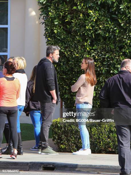 Ben Affleck and Jennifer Garner are seen on March 05, 2018 in Los Angeles, California.