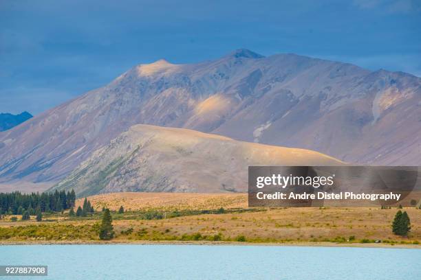 lake tekapo, new zealand - neuseeland landschaft stock pictures, royalty-free photos & images