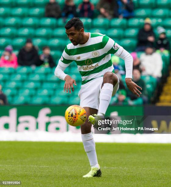 Celticâs Marvin Compper debut during the William Hill Scottish Cup, Quarter Final match at Celtic Park, Glasgow.