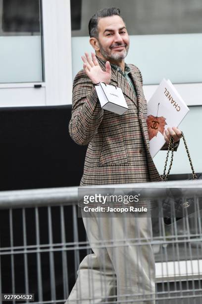 Marc Jacobs is seen arriving at Chanel Fashion Show during the Paris Fashion Week Womenswear Fall/Winter 2018/2019 on March 6, 2018 in Paris, France.