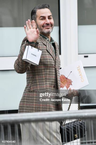 Marc Jacobs is seen arriving at Chanel Fashion Show during the Paris Fashion Week Womenswear Fall/Winter 2018/2019 on March 6, 2018 in Paris, France.