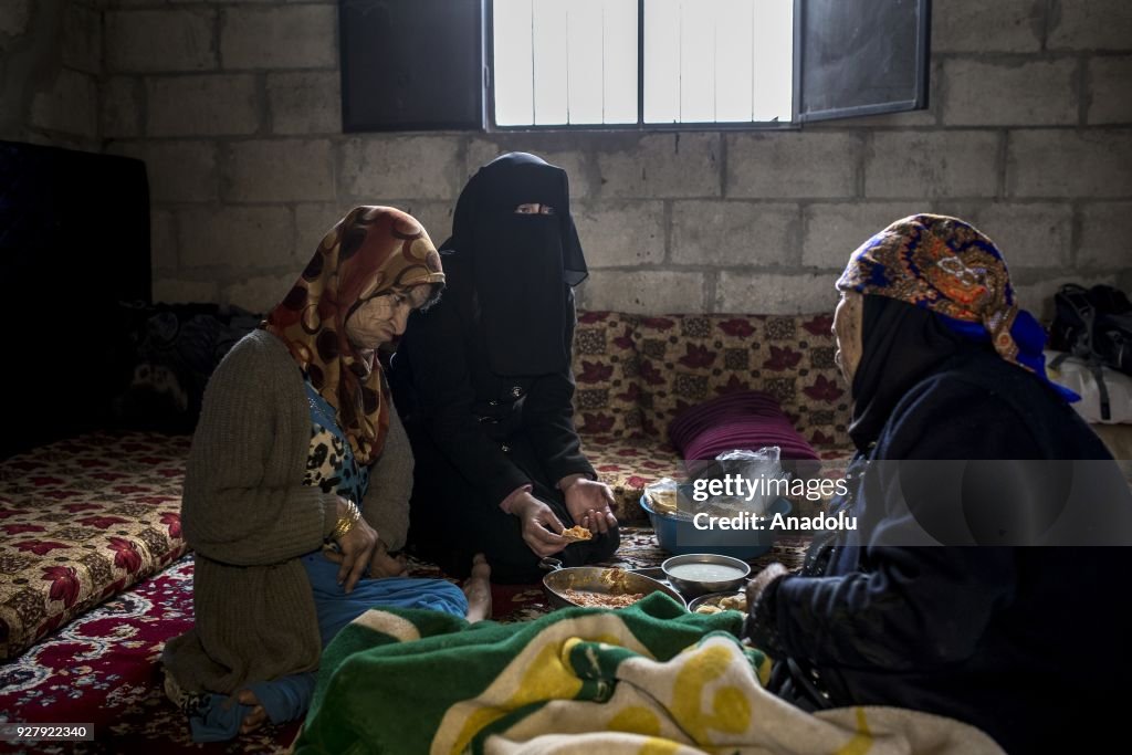 Syrian women try to hold on to their lives