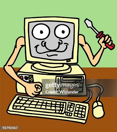 Computer Repair 2 High-Res Vector Graphic - Getty Images