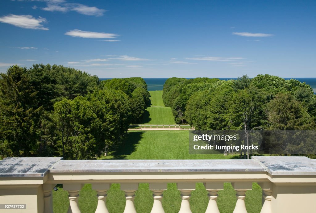 The Great Lawn at The Crane Estate, Castle Hill Mansion on The Crane Estate, Ipswich, MA