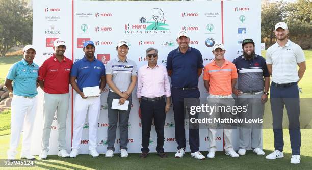 Chawrasia of India, Anirban Lahiri of India, Shiv Kapur of India and Jeung-Hun Wang of Korea, Thomas Bjorn of Sweden, Chris Wood of England, Emiliano...