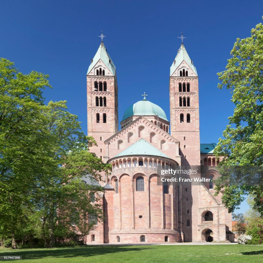 Imperial cathedral, Romanesque, UNESCO World Heritage Site, Speyer, Rhineland-Palatinate, Germany