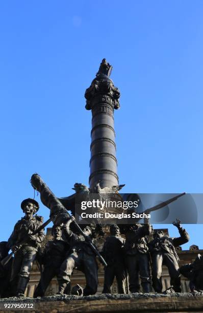 landmark civil war soldiers and sailors monument in cleveland, ohio, usa - awards party 2018 stock pictures, royalty-free photos & images