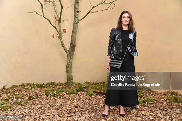 Aurelie Dupont attends the Chanel show as part of the Paris Fashion Week Womenswear Fall/Winter 2018/2019 at Le Grand Palais on March 6, 2018 in...