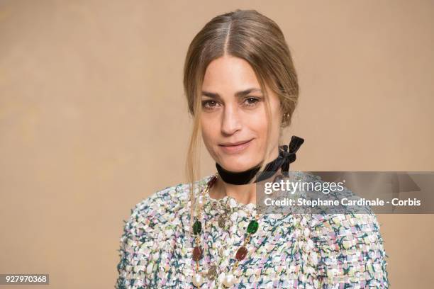 Yasmin Le Bon attends the Chanel show as part of the Paris Fashion Week Womenswear Fall/Winter 2018/2019 on March 6, 2018 in Paris, France.