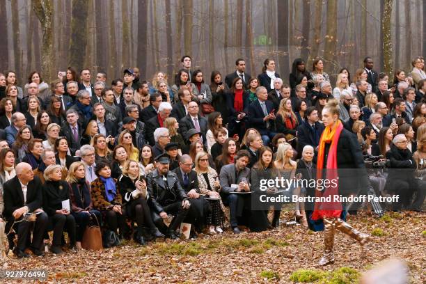 Executive Chairman of the Federation of Haute Couture and Fashion, Pascal Morand, President of Reunion des Musees Nationaux Sylvie Aubac, Ambassador...
