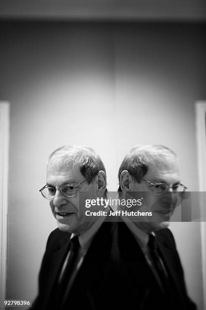 Robert Dallek, a prominent American historian specializing in American presidents is photographed in his home on March 5, 2009 in Washington, D.C....