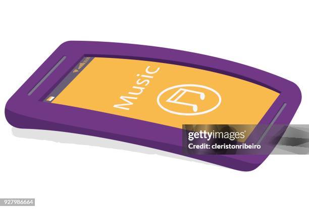 smartphone - musica stock-grafiken, -clipart, -cartoons und -symbole