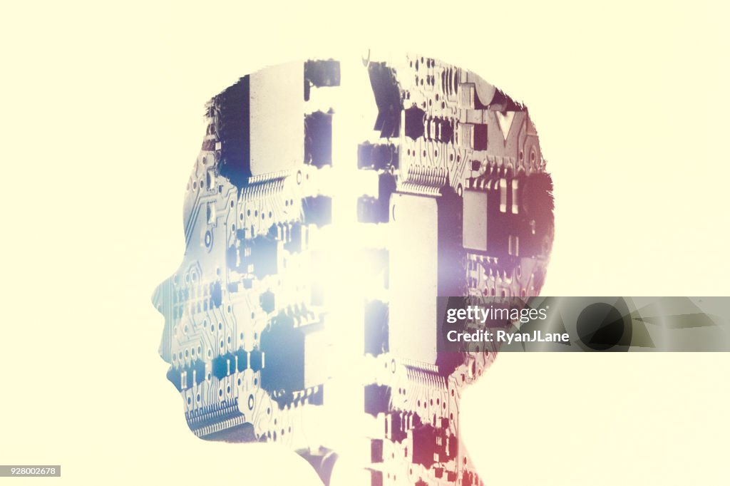 Artificial Intelligence Child Mind Concept