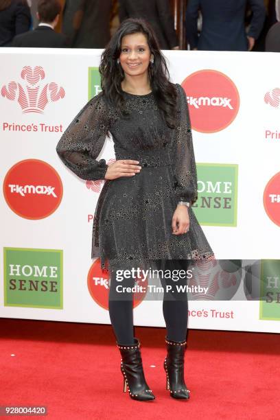 Presenter Sonali Shah attends 'The Prince's Trust' and TKMaxx with Homesense Awards at London Palladium on March 6, 2018 in London, England.