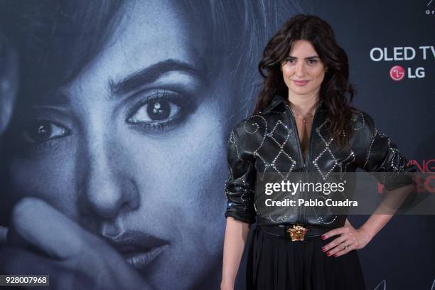 Actress Penelope Cruz attends 'Loving Pablo' photocall at Melia Serrano Hotel on March 6, 2018 in Madrid, Spain.