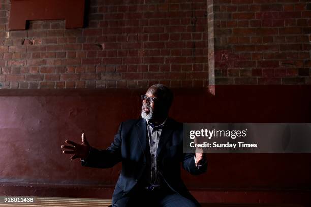 Legendary actor John Kani during an interview at the Market Theatre on March 02, 2018 in Johannesburg, South Africa. Kani, who also plays King TChaka...