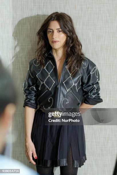 Actress Penelope Cruz attends 'Loving Pablo' photocall at Melia Serrano Hotel on March 6, 2018 in Madrid, Spain.