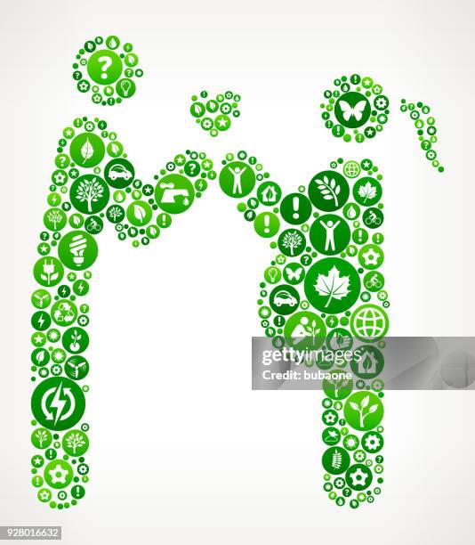 couple in love expecting a child nature and environmental conservation icon pattern - maple leaf heart stock illustrations