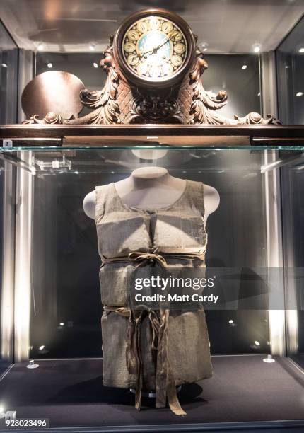 Lifebelt from the Titanic, one of only a couple that remain in existence, that was given by a survivor to a waiter working on the rescue ship...