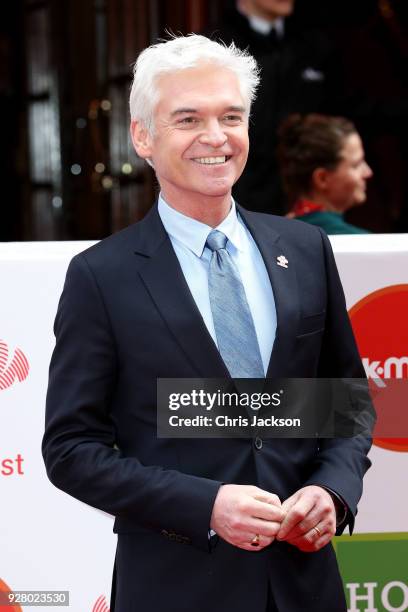 Presenter Phillip Schofield attends 'The Prince's Trust' and TKMaxx with Homesense Awards at London Palladium on March 6, 2018 in London, England.