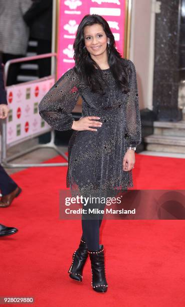 Sonali Shah attends 'The Prince's Trust' and TKMaxx with Homesense Awards at London Palladium on March 6, 2018 in London, England.