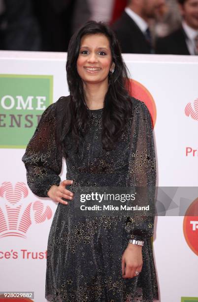 Sonali Shah attends 'The Prince's Trust' and TKMaxx with Homesense Awards at London Palladium on March 6, 2018 in London, England.