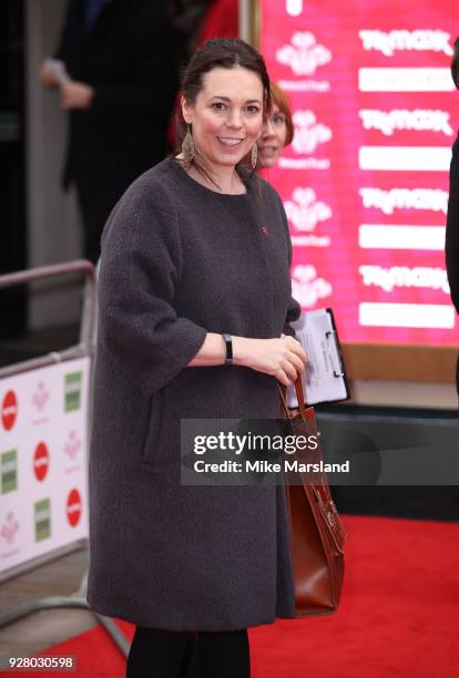 Olivia Colman attends 'The Prince's Trust' and TKMaxx with Homesense Awards at London Palladium on March 6, 2018 in London, England.