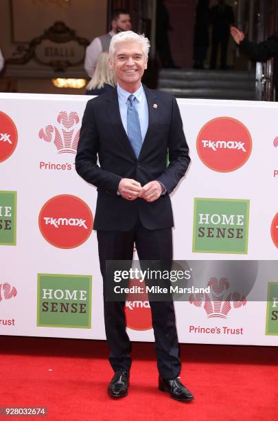 Phillip Schofield attends 'The Prince's Trust' and TKMaxx with Homesense Awards at London Palladium on March 6, 2018 in London, England.